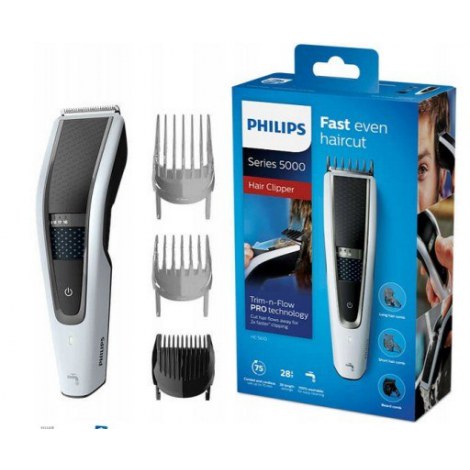 Philips | HC5610/15 | Hair clipper | Cordless or corded | Number of length steps 28 | Step precise 1 mm | Black/Grey - 3